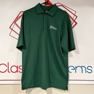 Men's The Greenbrier Greg Norman Collection Brand Play Dry Polo Golf Shirt Size
